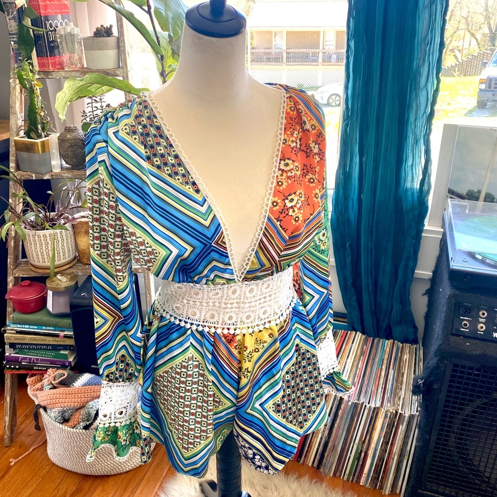 Akira Patterned GOGO Romper